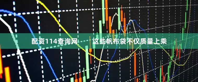 配资114查询网        这些帆布袋不仅质量上乘